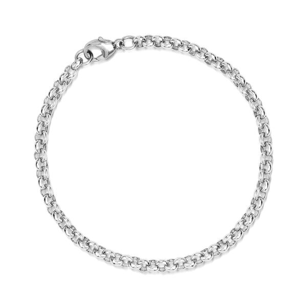 Silver Heavy Belcher Bracelet