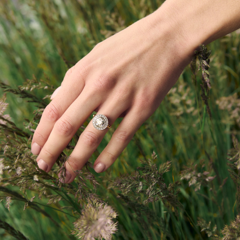 Antique Target Ring