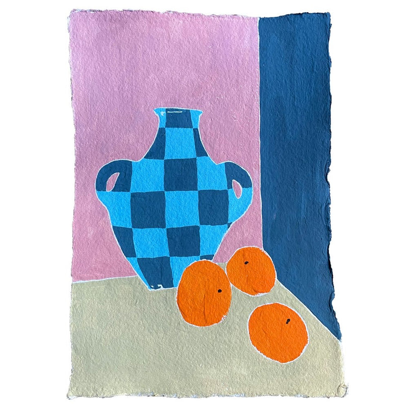 Orange Vase - Grace Percival