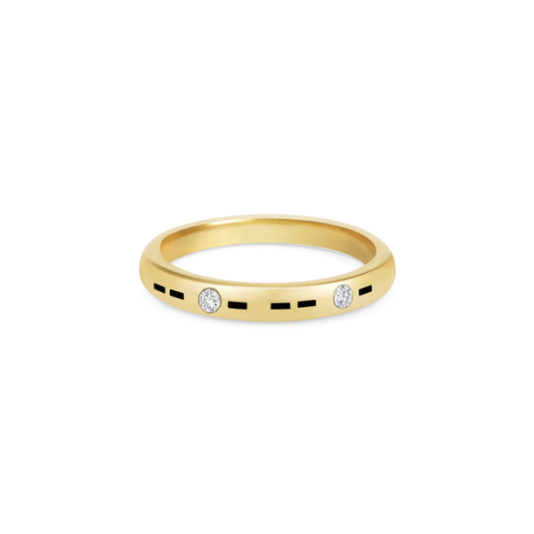 Morse Code Ring - Mama