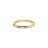 Dot and Dash Diamond Eternity Ring
