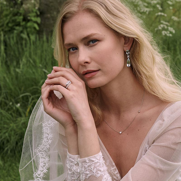 Platinum Diamond Memory Necklace