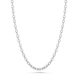 Silver Oval Belcher Chain