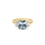 Ice Blue Sapphire and Diamond Ring