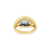 Sapphire and Diamond Cuff Ring