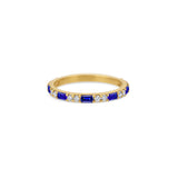 Morse Code Diamond Eternity Ring