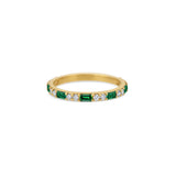 Morse Code Diamond Eternity Ring